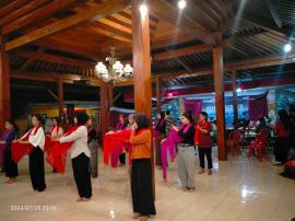 Pelaksanaan Kemah Budaya Mahasiswa di Kalurahan Bendung